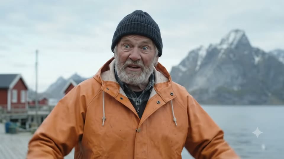 Fiskere på kaia i Finnmark