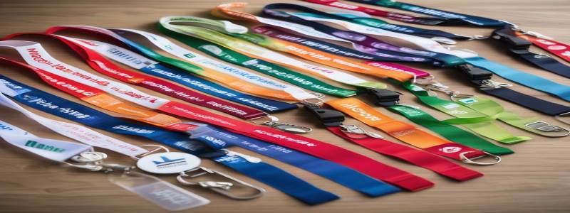 Lanyard med logo og klips (10 stk)