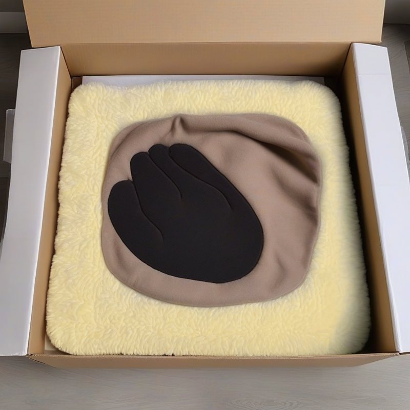 Vaskbar underlagsmatte for valpekasse